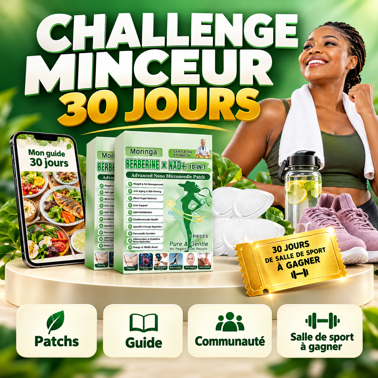 Challenge Minceur 30 jours avec le Patch Moringa